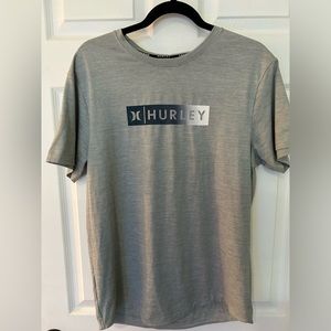 NWOT Men’s Hurley Poly/Spandex Blend Gray T Shirt Size M